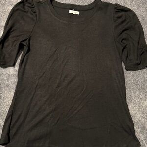 Maurices Black Short Sleeve Top